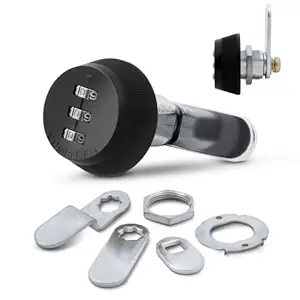 Combi-Cam 7850R-S-Black Combination Cam Lock, 5/8 Black Finish by Combicam