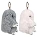 Schlüsselanhänger Mädchen Schlüsselanhänger Rucksackzubehör Taschenanhänger kinder Auto Schlüsselanhänger für Damen Weicher Plüsch-Schlüsselanhänger Kunstfell Kaninchen Schlüsselanhänger 2 Pcs