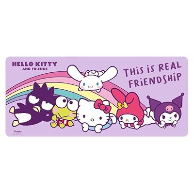Kids Licensing - Alfombrilla de Escritorio Grande 80 x 35 cm de Hello Kitty, Tapete Gaming y Oficina, Regalo para Niñas y Fans de Sanrio | Ya disponible en tu tienda friki favorita! En mundofriki.es!