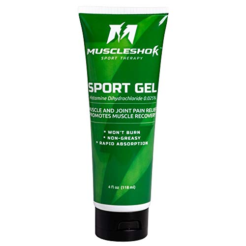 MuscleShok Muscle and Joint Pain Relief - Sports Gel - Maximum MSM Content - (1 Pack) 4 oz.