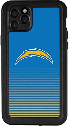 Skinit Waterproof Phone Case Compatible with iPhone 11 Pro Max - Officially Licensed NFL Los Angeles Chargers Breakaway Design Blue