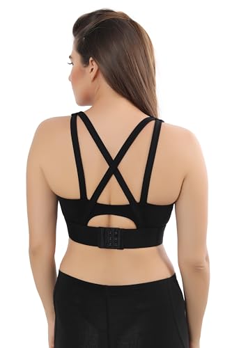 Image of Fabluk Sports Bra European Design - High Impact Support for Running & Cycling