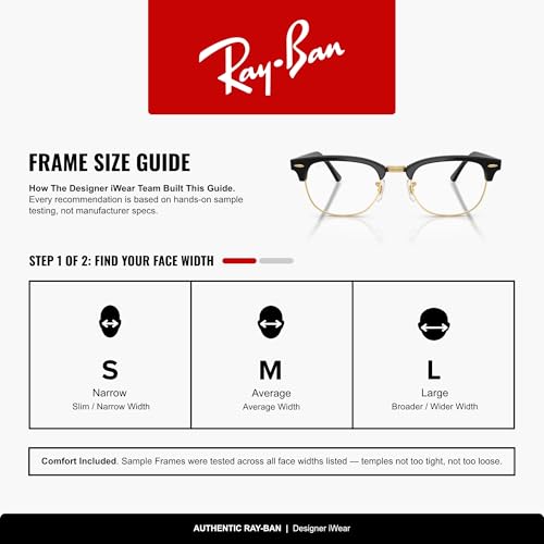 Image of Ray-Ban RX5154 Clubmaster Square Eyeglasses for Men for Women