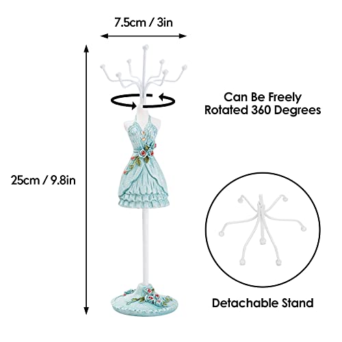 Jenngaoo Hanging Jewelry Organizer, Dress Display Stand Jewelry Tree - Image 2