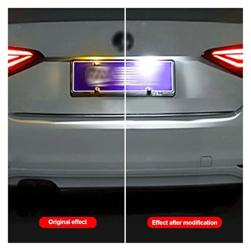 Luz de matrícula para VW EOS y Golf que soluciona fallos de visibilidad trasera en el coche 6