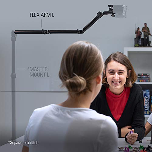 Elgato Flex Arm L, hochwertiger 4-gliedriger Gelenkarm für einfaches Befestigen und Anpassen von Beleuchtung, Kameras und Mikrofonen, für Streaming, Videokonferenzen, Studios, erfordert Kernkomponente – Bild 5