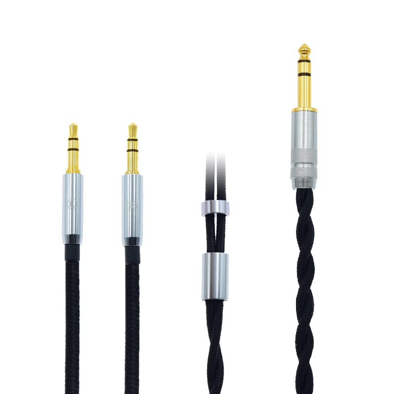 Arklove 4.4 2.5 3.5 mm 4pin 6.35 1/4 Cable Headphone Audio Cables for b8 denon d 5200 7200 9200 beyerdynamic T1 T5P Z1R HIFIMAN Ananda sundara HE400se HE560 HE6se Z7 M2(4.4mm Balanced)