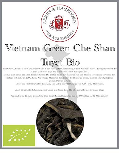 Lerbs & Hagedorn, Grüntee Green Che Shan Tuyet Bio | Herb, VollmUndig, Süßlich 1kg Ca. (81 Liter)