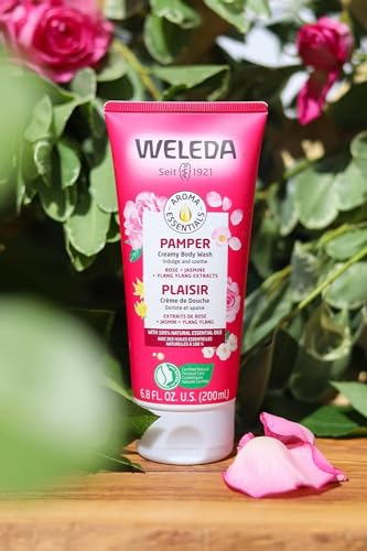 Image of Weleda Aroma Essentials Pamper Creamy Body Wash, Parabens Free, 6.8 Fluid Ounce (Pack of 2)