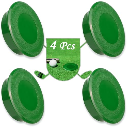 joaoxoko Golf Cup Cover for Golf Course Hole.Golf Hole for Putting Green Cover for Backyard Practice Putting Green Hole, ABS Hole Cup Covers Comply with USGA Regulations (4) by joaoxoko - Used condition - US$10.36