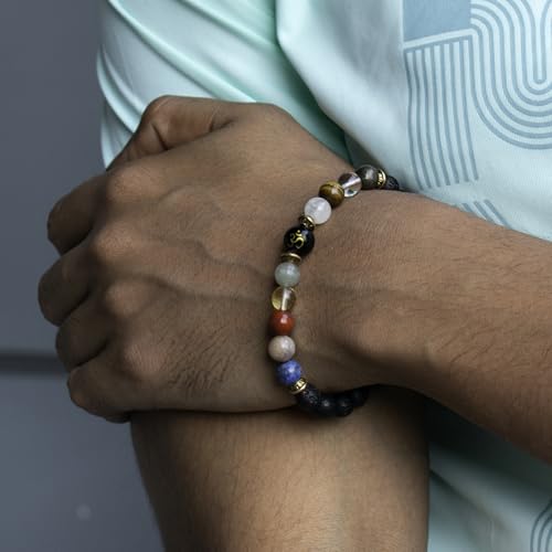 Image of Astrotalk Navgraha Shanti Bracelet for Prosperity & Balance | 108 Hours Charged by Top Astrologers | Align Energy, Unlock Growth and Balance | Crystal Bracelet for Women & Men