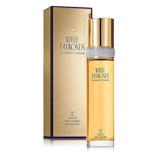 Elizabeth Taylor - White Diamonds, Eau de Toilette para Mujer, en Spray, Aroma Floral, Perfume Rico y Lujoso, a base de Notas Vivificantes - 100 ml