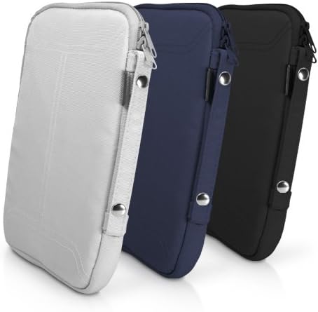 Miniatura 8 de BoxWave Case Compatible with Chuwi HiPad Max - Quilted Carrying Bag, Soft Synthetic Leather Cover wDiamond Design - Navy