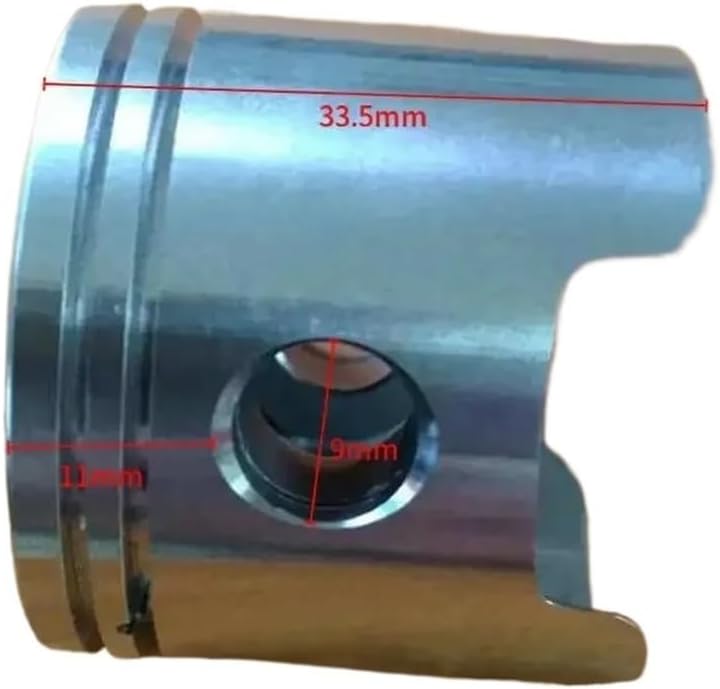 SRM-350ES Piston Kit 38mm P021015780 Compatible with SRM-340 SRM-3400 SRM-3605 RM-350 Pruning Machine Mower Cylinder Universal(Quality Piston Set)