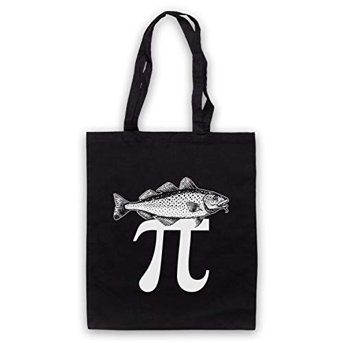 Sac d'emballage Fish Pi Pie Maths sac cadeau original motif humour noir et blanc