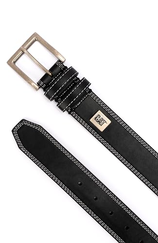 Caterpillar mens Triple Edge Stitch Belt3