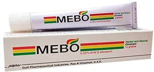 Mebo Cream # Ointment No. 1 for The Effects of Burns and Wounds prescribed by Doctors 3Pcs of Mebo 30 Gram