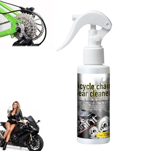 Deep-Cleaning Rust-Resistant Bicycle Chain Cleaner, Motorcycle Cleaning Kitwith Chain Cleaner, Bicycle Chain Cleanings and Degreaser Spray, Professional Bike Chain Cleaner Set for All Bicycles (1)