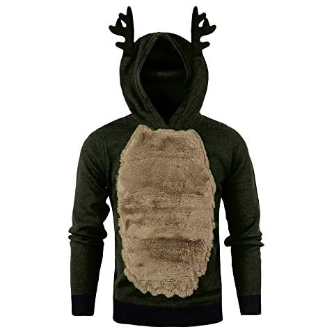 Jersey Navidad con Capucha VPASS para Hombre Cover