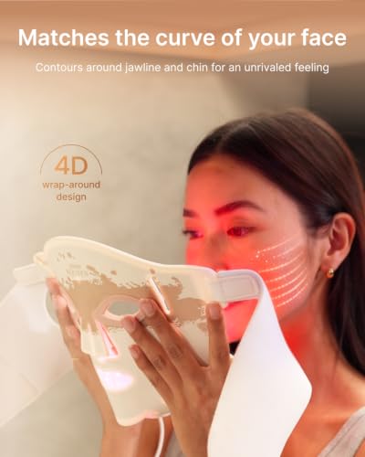 Image of RENPHO Red Light Therapy Mask for Face, FDA-Cleared,Birthday Gifts for Wife