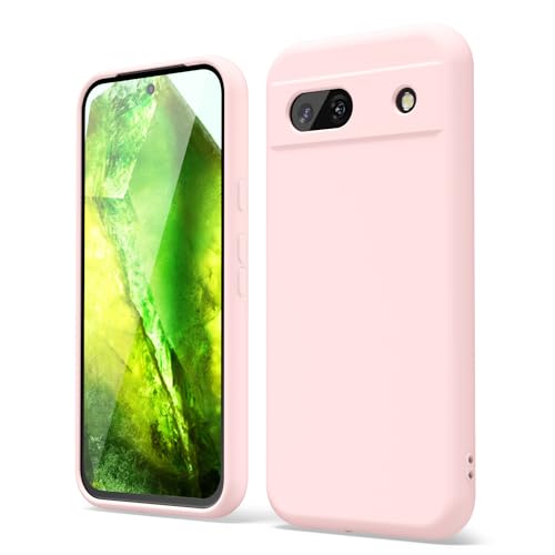 oakxco for Google Pixel 8A Phone Case Liquid Silicone, Thin Slim Soft Rubber Gel TPU Plain Simple...