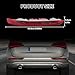 Clidr Rear Bumper Tail Light Lamp for Audi Q5 2009-2015 Rear Bumper Reflector Lower Tail Light Replace 8R0945095 Driver Side (Left)