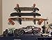StoreYourBoard Longboard Wall Rack, Triple Longboard Storage