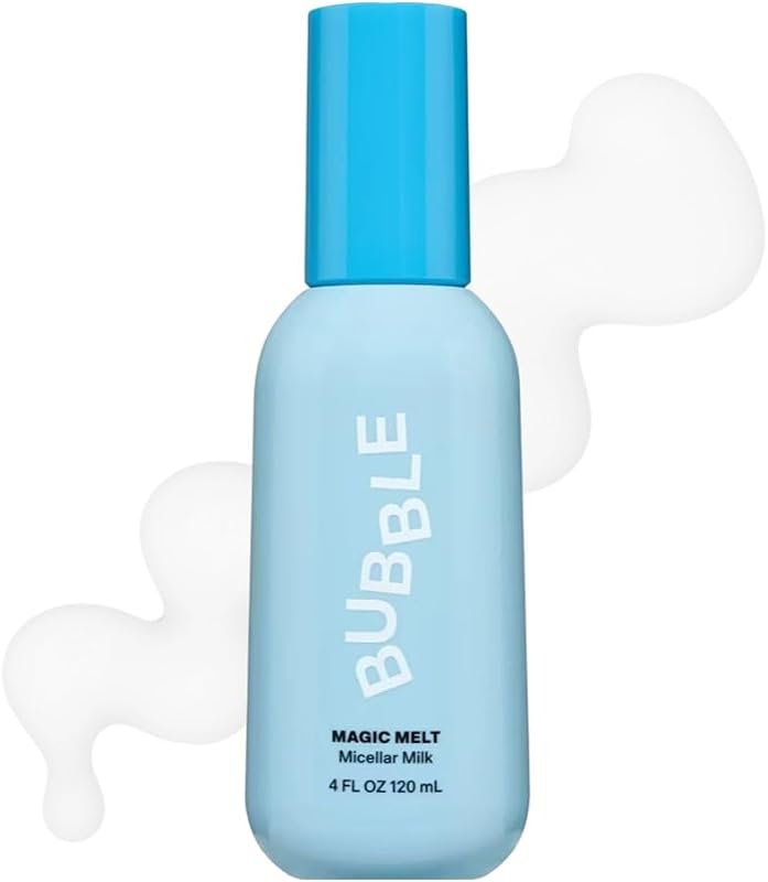 Magic Melt Removedor de Maquillaje - Leche Limpiadora de Agua Micelar con Aceite de Semilla de Frambuesa - Desmaquillador de Ojos Suave para Pieles Sensibles - Limpiador Facial Hidratante para Mujeres (120ml)