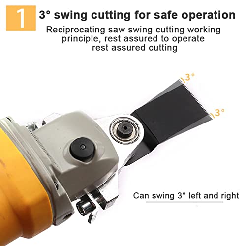 Ferramenta oscilante conversor – rebarbadora metal M10 universal resistente, alta dureza, acessórios