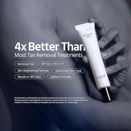 Image of Reginailld Man Sunscreen SPF 50 PA++++ | Brightening & Moisturizing | UVA & UVB Protection | Lightweight & Non-Greasy Formula | Broad Spectrum Sun Defense (50g, Pack of 3)