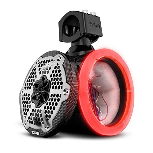 DS18 CF-X6TP.NS 6.5インチ マリンタワー RGB LEDライト内蔵 スピーカーなし ブラックカーボンファイバー(シングル)のサムネイル