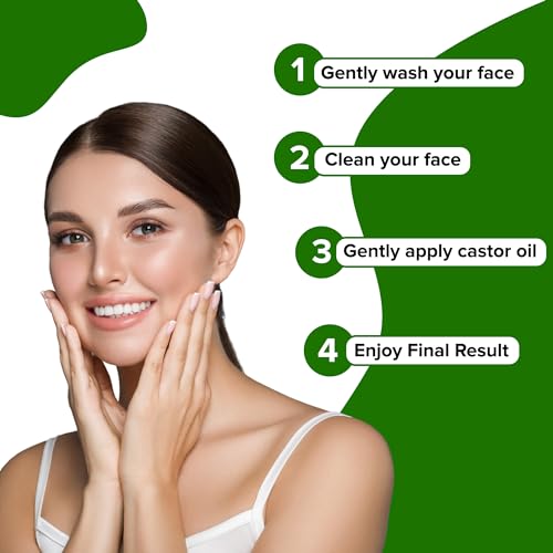 Essican Purelife Pure Castor Oil for Eyelashes 1000ml, Fresh & Cold Pressed Castor Oil for Hair Growth Skin Hydration - Image 3
