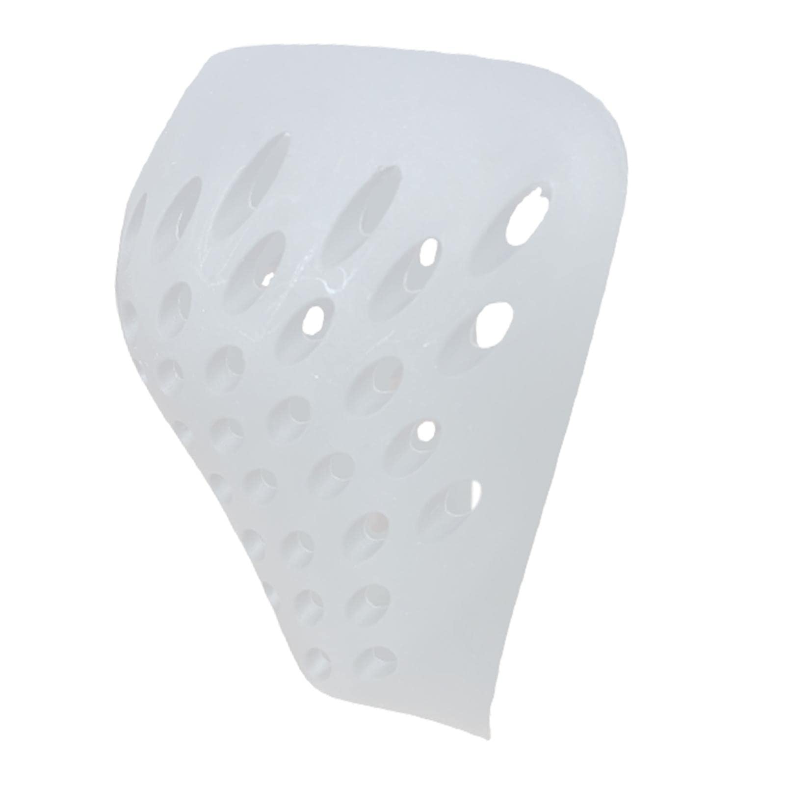Lower Half Face Protective Mask Reusable Adult Silicone Mask Face Shaping Shell for Survival Game Skiing Halloween Cycling Cosplay Props (White)
