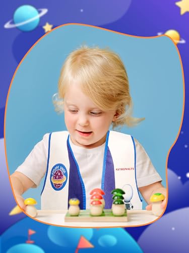 Disfraz de Chaleco Astronauta para Niños 4 Piezas miniatura 7