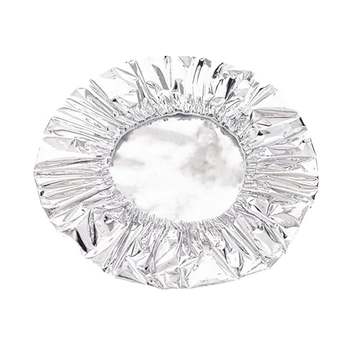 AUklOPVZZ 50 unidades de película adhesiva de aluminio para alimentos, aislante para conservación de alimentos en la cocina.