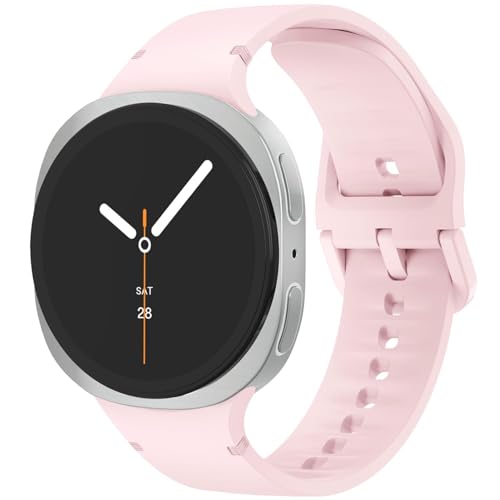 Image of VEMIGON Sport Band Compatible with Samsung Galaxy Watch 8 /8 Classic, No Gap One Click Soft Silicone Replacement Strap for Galaxy Watch 8 40mm 44mm /8 Classic 46mm