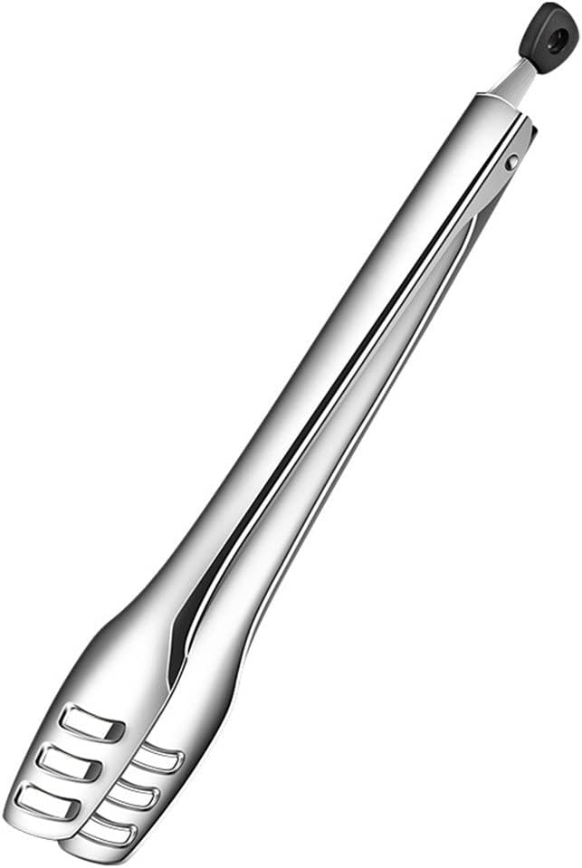 JSEIAJB Stainless Steel Food Clip Steak Tongs Anti Heat Bread Barbecue Clamp Cooking Pastry