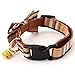 SuperBuddy Bell Cat and Dog Collar with Bowtie - Cute Plaid Bowtie,Soft and Comfortable,Adjustable Bowtie Collar for Small/Medium / Large Dogs