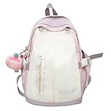 ランドセル中学生高校生シンプル高ルックスランドセルinsぶつかり色優しい女の子の少女リュックサック