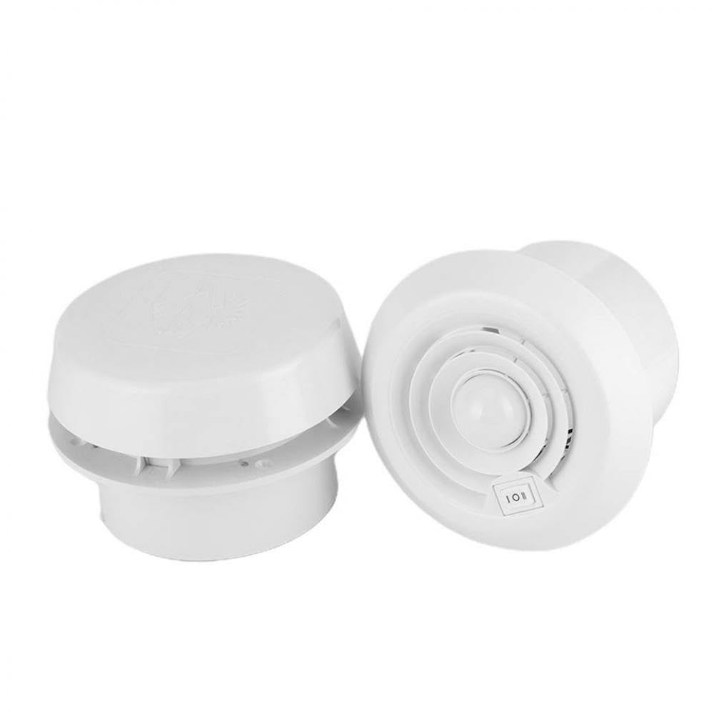 Ventola di ventilazione a soffitto a 12 V 4000 giri/min grill rotondo per campeggiatori rimorchi da viaggio per campeggiatori Vans RV di sfiato per aria tetto