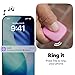 Life360 Tile - Bluetooth Tracker, Keys Finder and Item Locator for Keys, Bags and More. Phone Finder. Both iOS and Android Compatible. 1-Pack (Pink Punch)