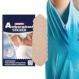 Achselschweißpads (12 Stück) – Selbstklebende Antitranspirant-Pads Gegen Schweißflecken – Unsichtbar, Atmungsaktiv & Hautnah – Schweißabsorbierende Unterarm-Pads Für Damen & Herren – Hautfarbe