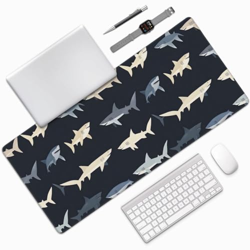 Tapis de souris de jeu grand format avec bords cousus durables