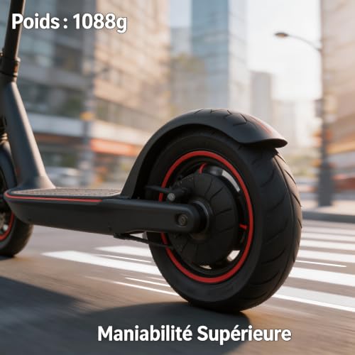 Kivivaka Pneu 100/55-6.5 Tubeless 90/65-6.5 11" pour pneu modifié scooter électrique pour remplacement de pneu Noir – vue 3