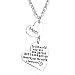 Udobuy Unique Cute Double Heart Mom I Love You Necklace,the Sweetest Mother Gift Necklace, Christmas Gifts Jewelry