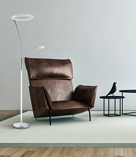 Trio 422510201 Calgary Piantana LED, Cromo