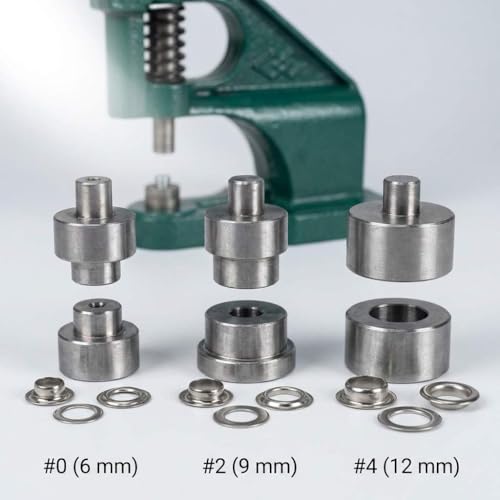 QWORK Heavy Duty 3-Size Grommet Kit
