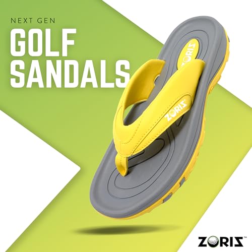 ZORIZ Next-GEN Golf Sandals for Women and Men, Golf Thong Flip Flops With Removable Soft Spikes, Golf Footwear With Deeper Heel Cup and Higher Sidewalls3