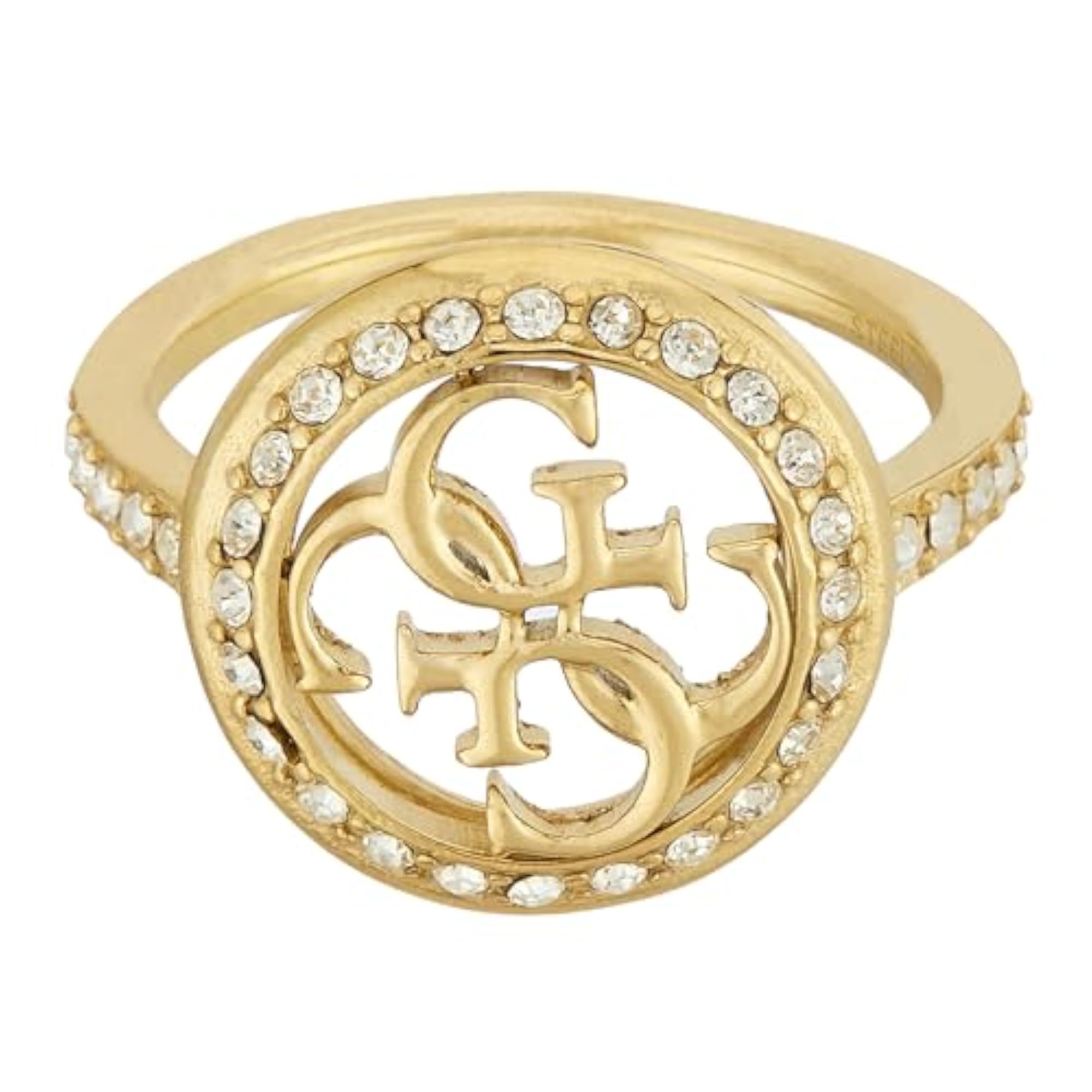 Women's Gold-Plated Stainless Steel Stackable Ring, Hypoallergenic