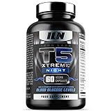 Iron Labs T5 Xtreme Night - Potent Overnight Formulation - Keto Friendly - with CLA, Green Tea, Chromium & Alpha Lipoic Acid (60 Vegan Capsules)